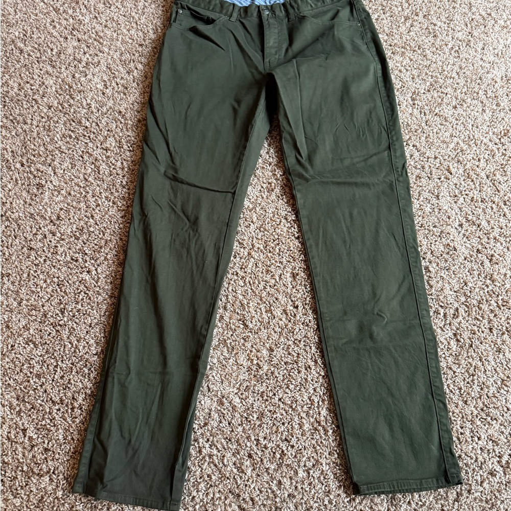 Peter Millar Olive Chinos